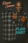Ronnie Coleman plaid shirt