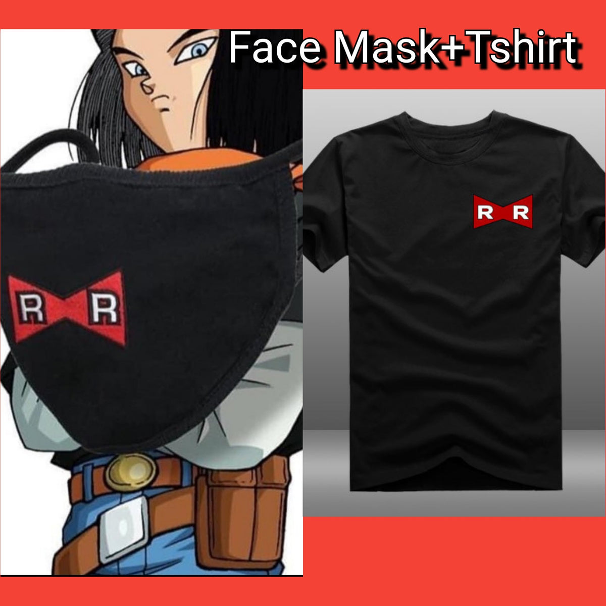 Red Ribbon Face Mask + Tshirt – Olympia Legends